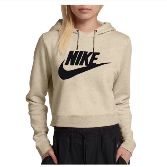 Nike Tops - New Nike Cropped Rally Hoodie